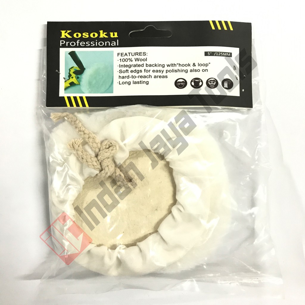 KOSOKU Wol Poles 5 Inch - Wool Poles Mobil Perekat