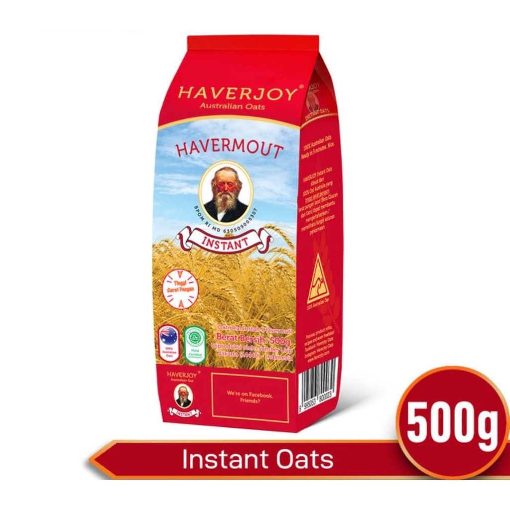 

Haverjoy instant Oats 500 gram