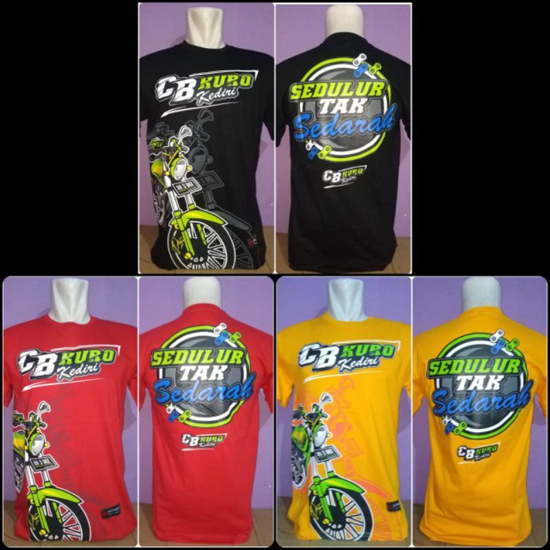 Jual Kaos Motor Cb Kuro Sedulur Tak Sedarah Cod Shopee Indonesia