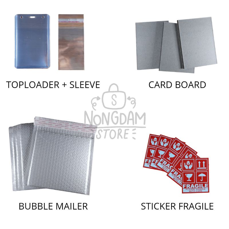 Bahan/Alat/Paket Packing Photocard/PC