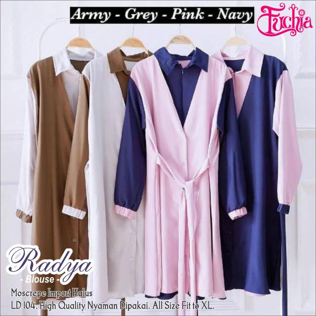 Raditya Blouse moscrepe import halus