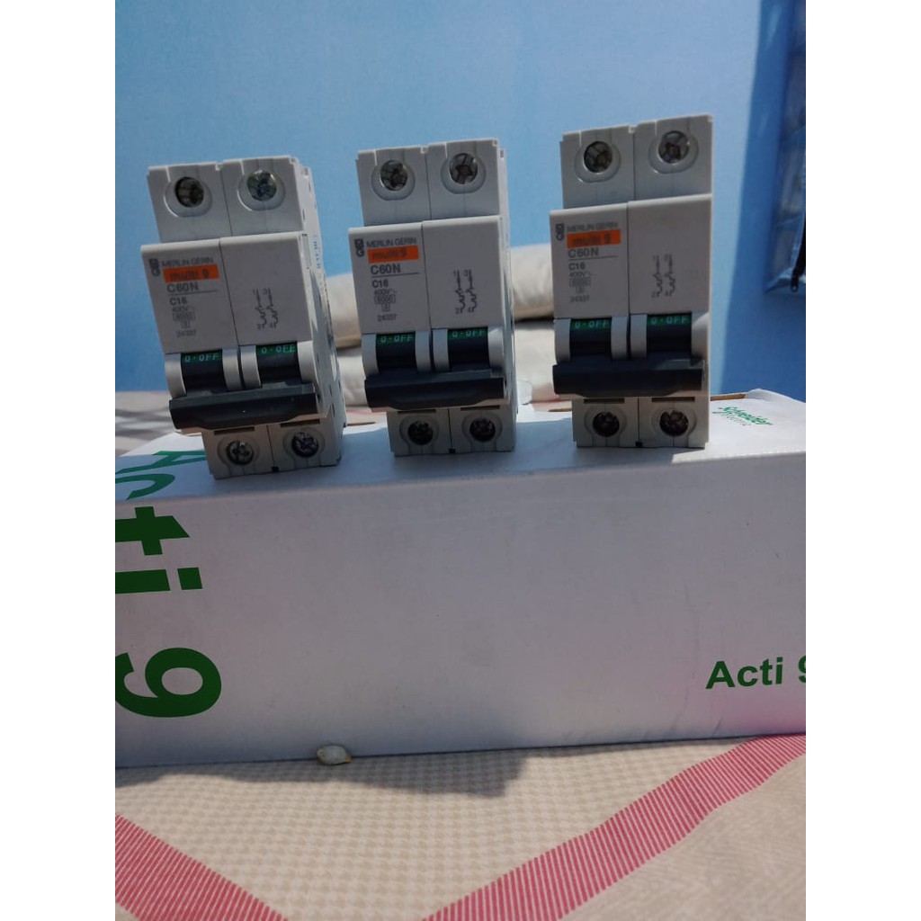 MCB Multi9/Multi 9 Merlin Gerin C60N 2P 16A / MCB Merlin Gerin 2P 16A