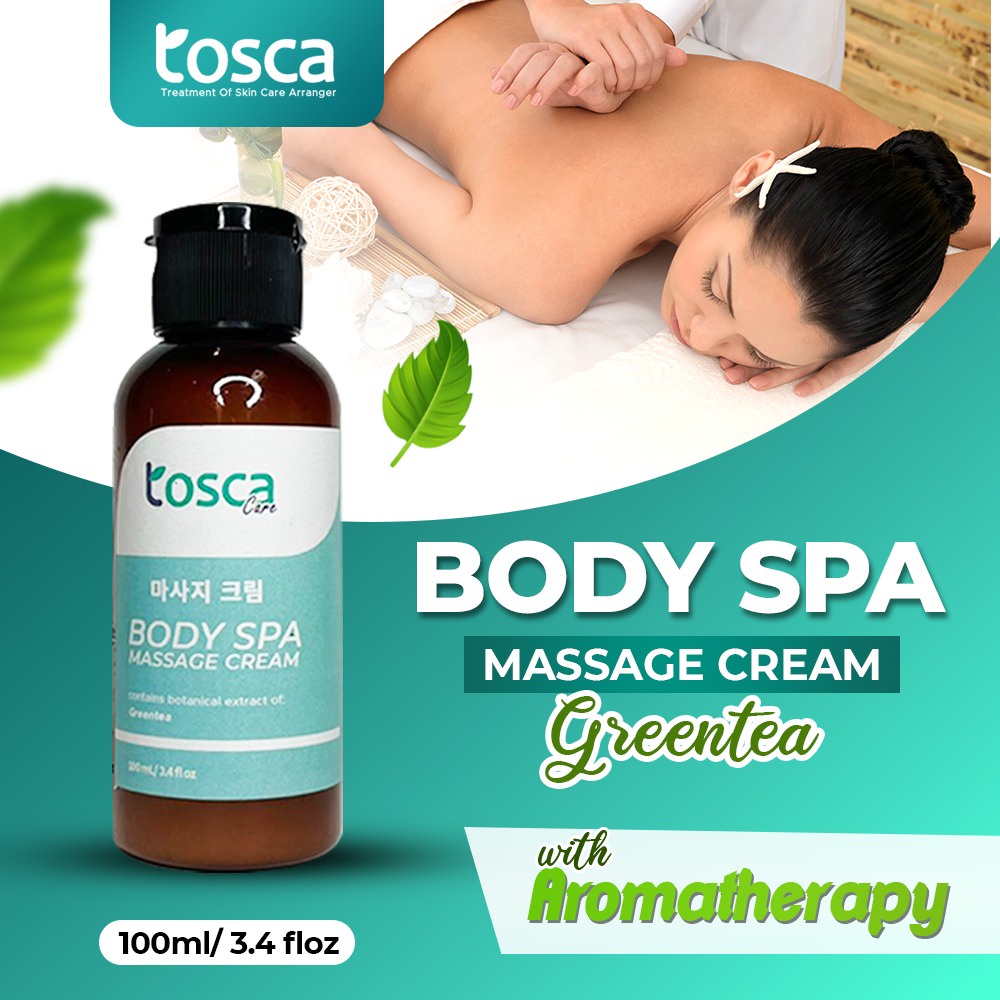 TOSCA Body Spa Massage Cream With Aromatherapy Krim Relaksasi Tubuh