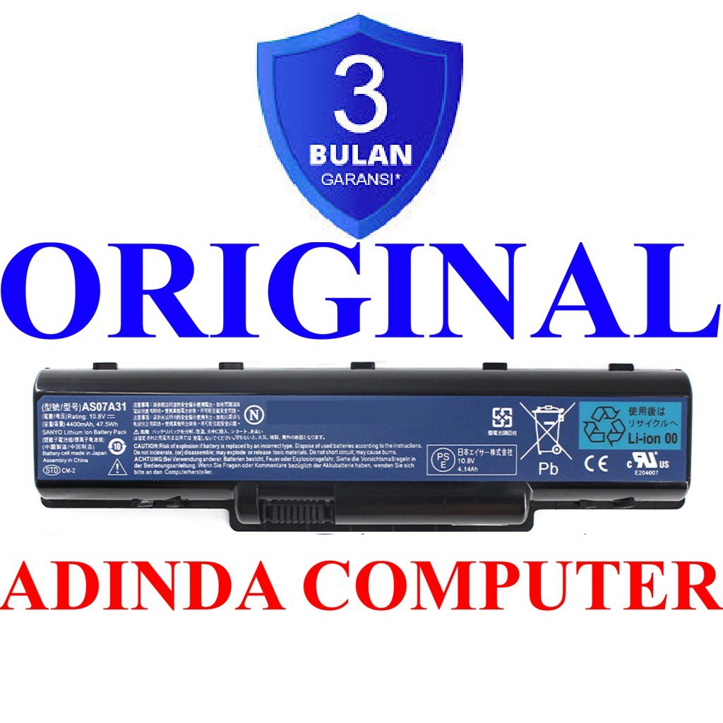 Baterai Acer 4710 4935G 5300 5332 5335 5516 4710G 4715 4715Z ORIGINAL