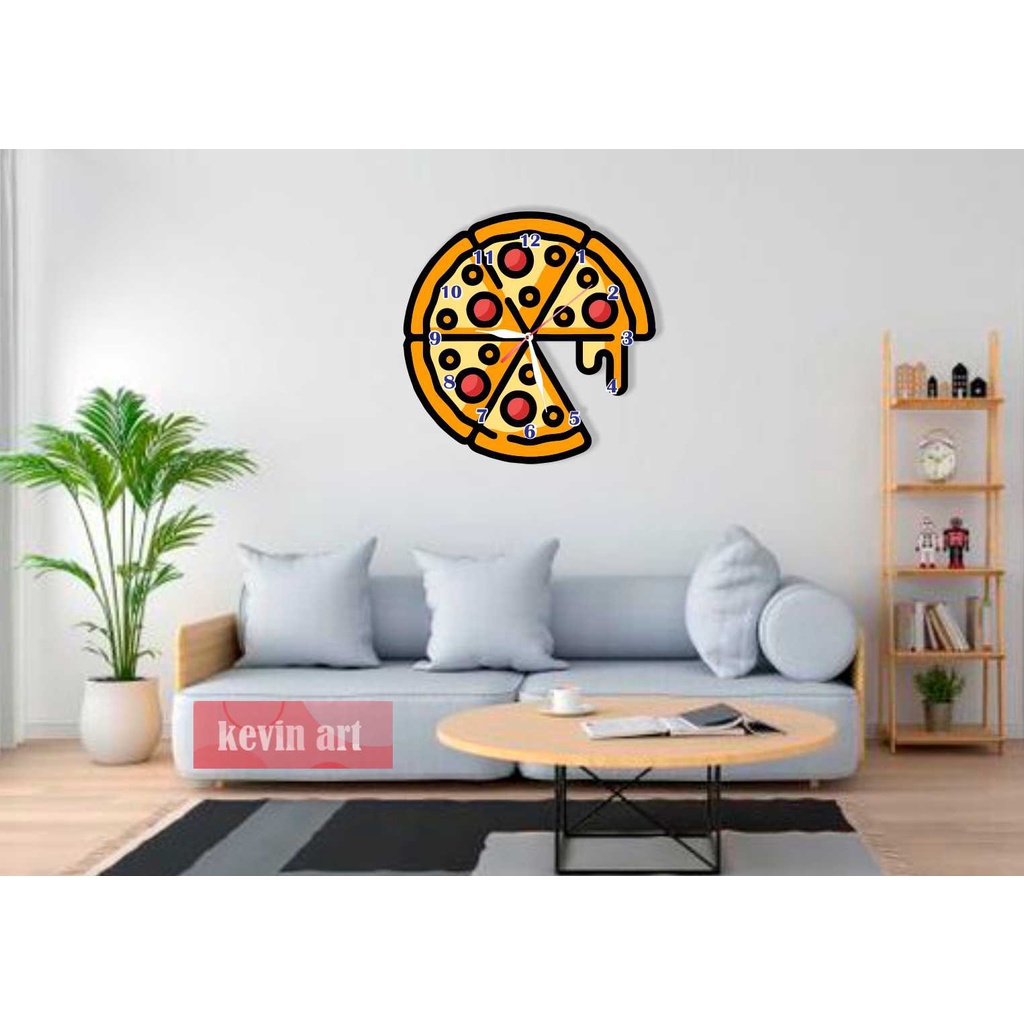 JAM DINDING BESAR MURAH UNIK KARAKTER PIZZA TEMPEL TEMBOK DEKORASI KAMAR TIDUR AKSESORIS FURNITURE RUMAH HIASAN DINDING LUCU UNICORN AESTHETIC KLASIK PAJANGAN DINGDING SERBAGUNA KOLEKSI HADIAH ANAK KADO ULANG TAHUN PERNIKAHAN TERBARU DISKON