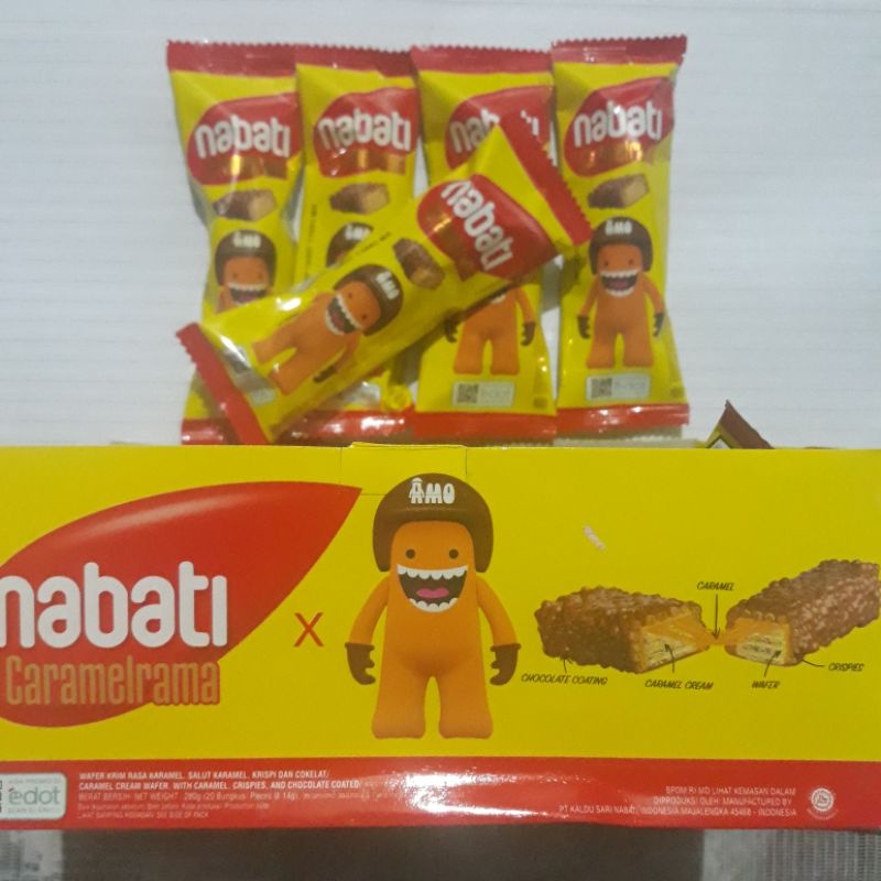 

Nabati Caramelrama Nabati caramelrama Nabati Amo -Netto 14gr Amo Caramelrama Nabati Amo BananaRama ChocoRama CaramelRama /yapsnack001