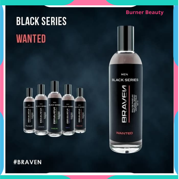 BRAVEN MEN BLACK SERIES PARFUM 100ML - PARFUM BRAVEN MEN - WANTED PARFUME PRIA