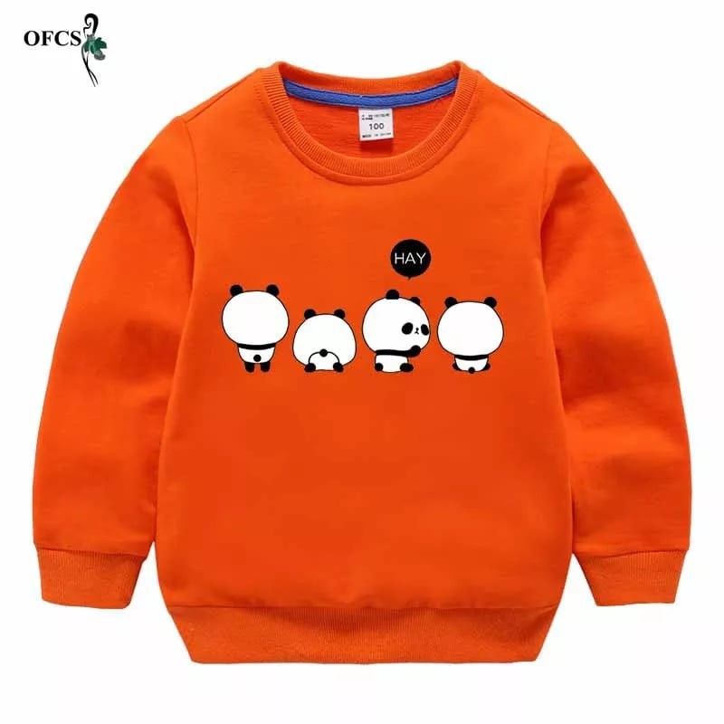 TokoMilkan - Sweater Anak Perempuan HAY PANDA Umur 1 - 6 Tahun Bahan Fleece