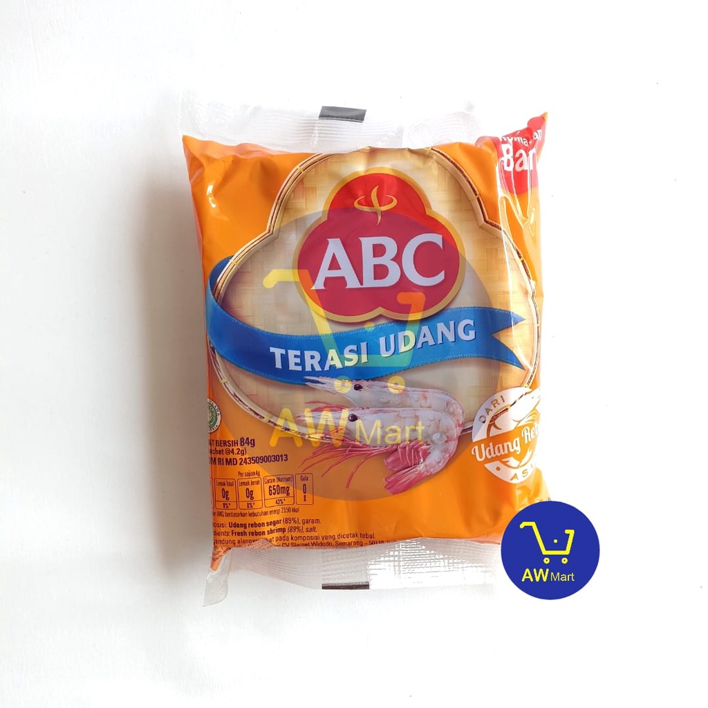 ABC TERASI RENCENG 20 SACHET X 4.2GR