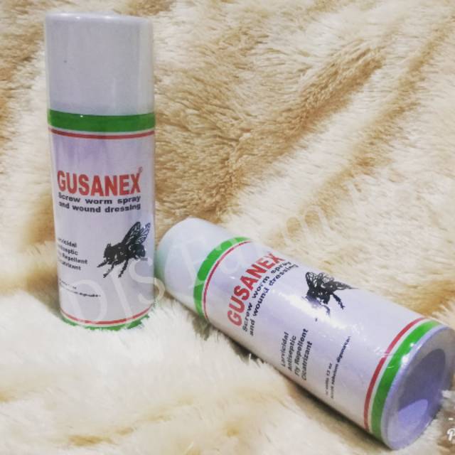 GUSANEX spray obat semprot luka agar tidak dihinggapi lalat obat luka hewan sapi anjing kucing