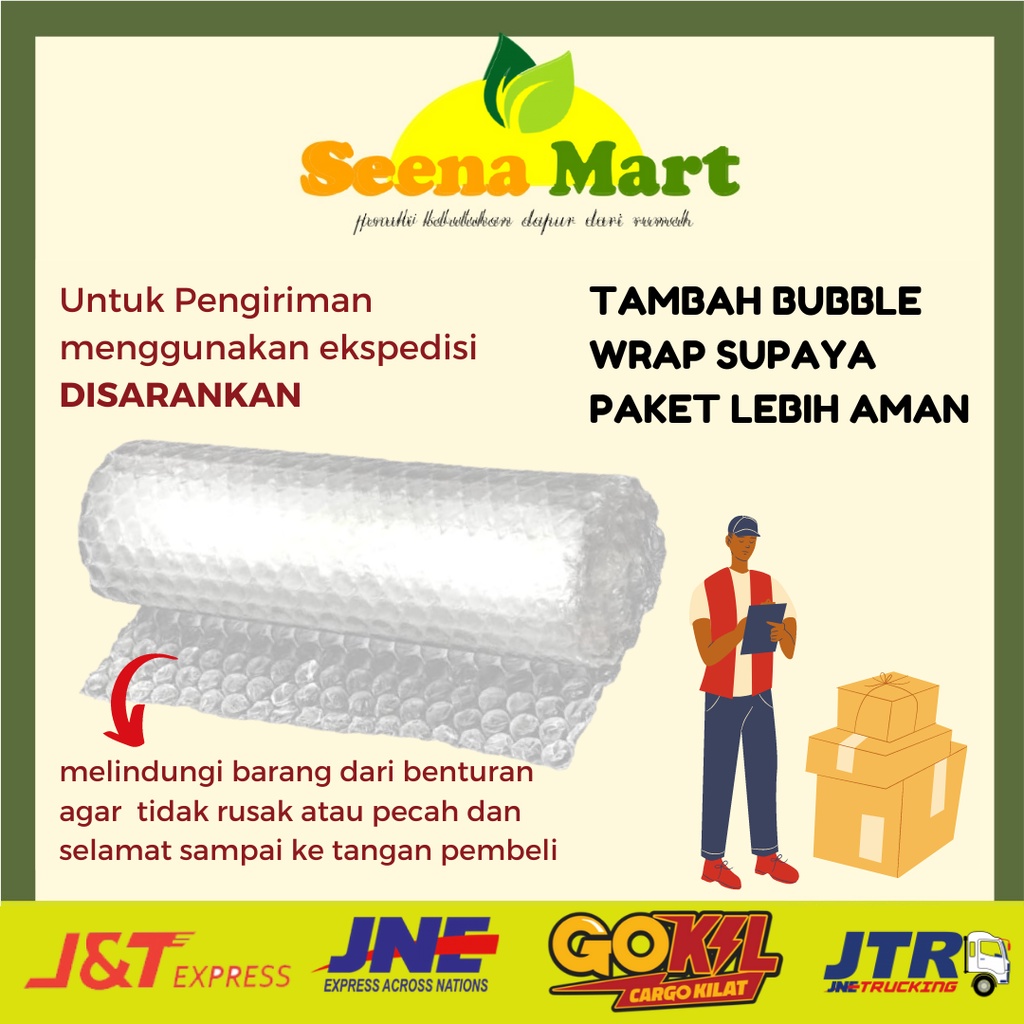 

Bubble Wrap Pelindung Paket Packing Tambahan Extra Pengaman