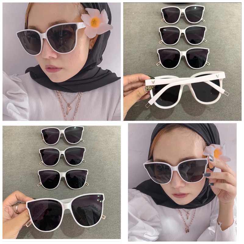 KOREAN TRENDY GM WHITE || KACAMATA WANITA