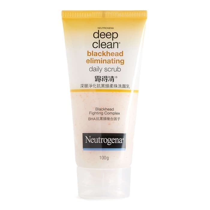 neutrogena deep clean blackhead eliminating scrub