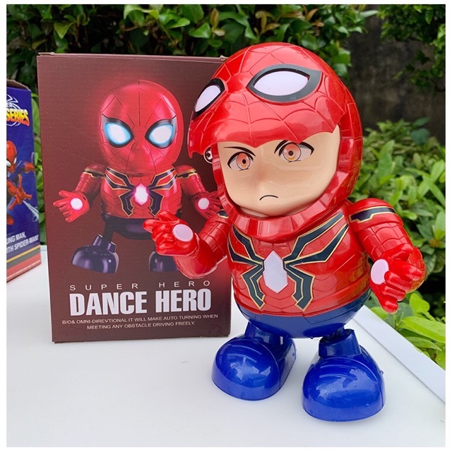 mainan anak / dance hero / dancing iron man / spiderman