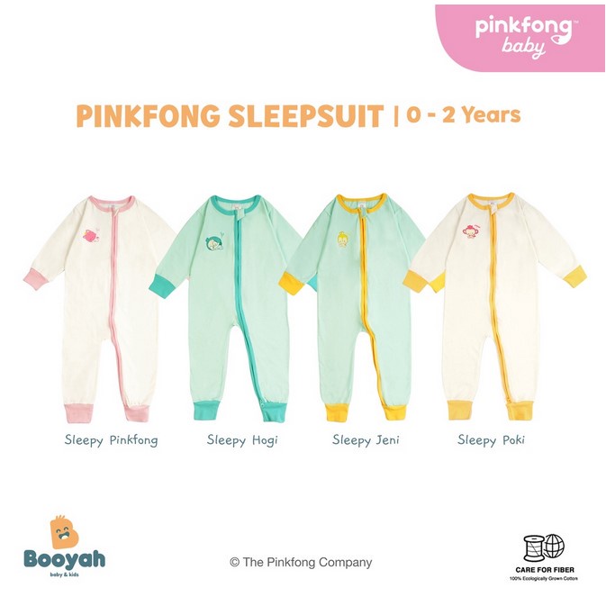 Booyah Baby & Kids Piyama Anak - Pinkfong Sleepsuit (0-2Y)