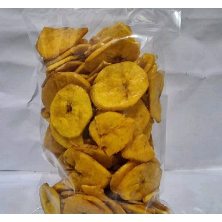 

Camilan Keripik Pisang Bulat rasa Manis Madu