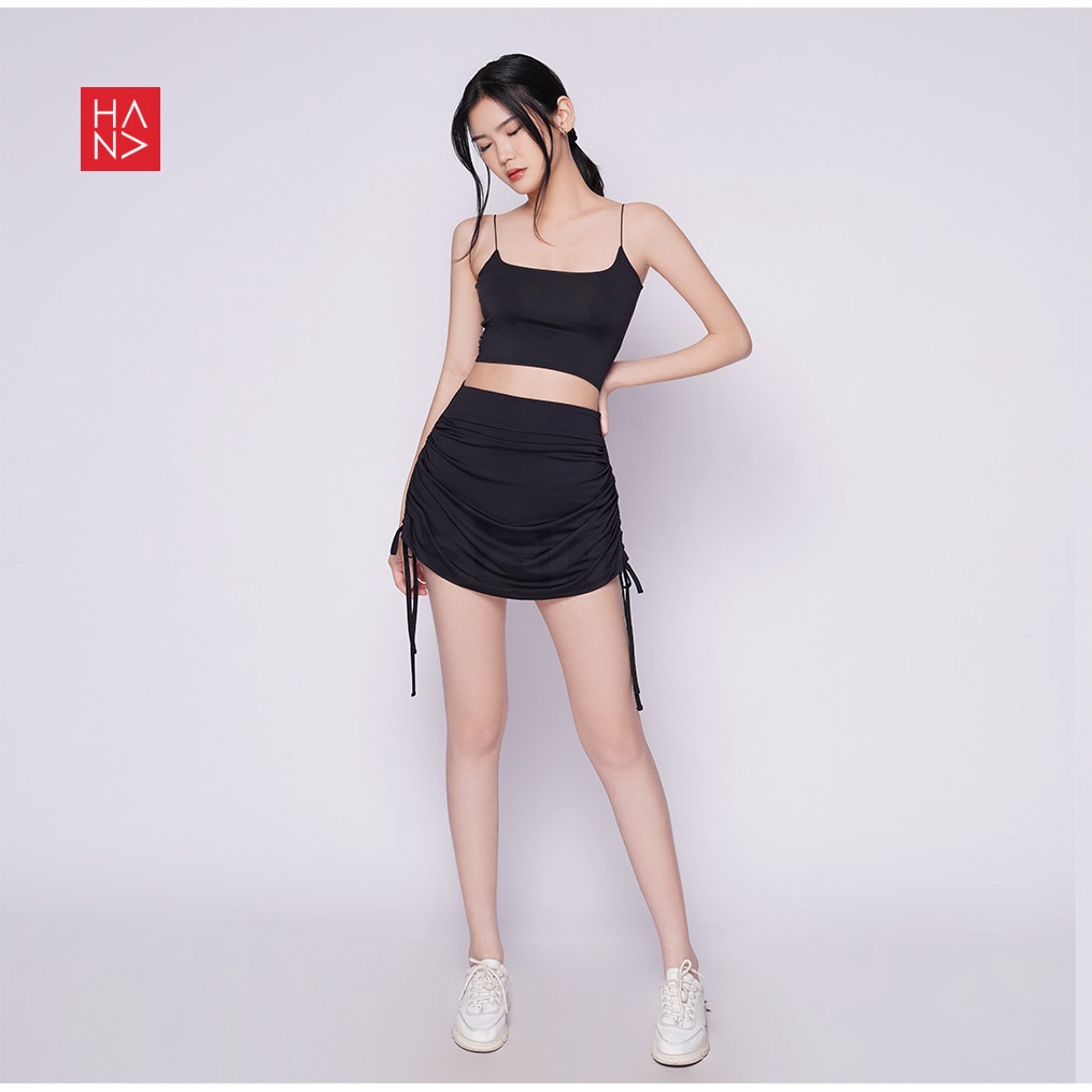 Hana Fashion - Kirby Set Setelan Wanita Crop Top dan Mini Skirt - ST072