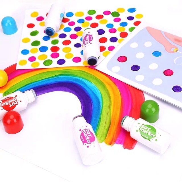 Mobee dot painting book - activity toys - hadiah anak cewek cowok