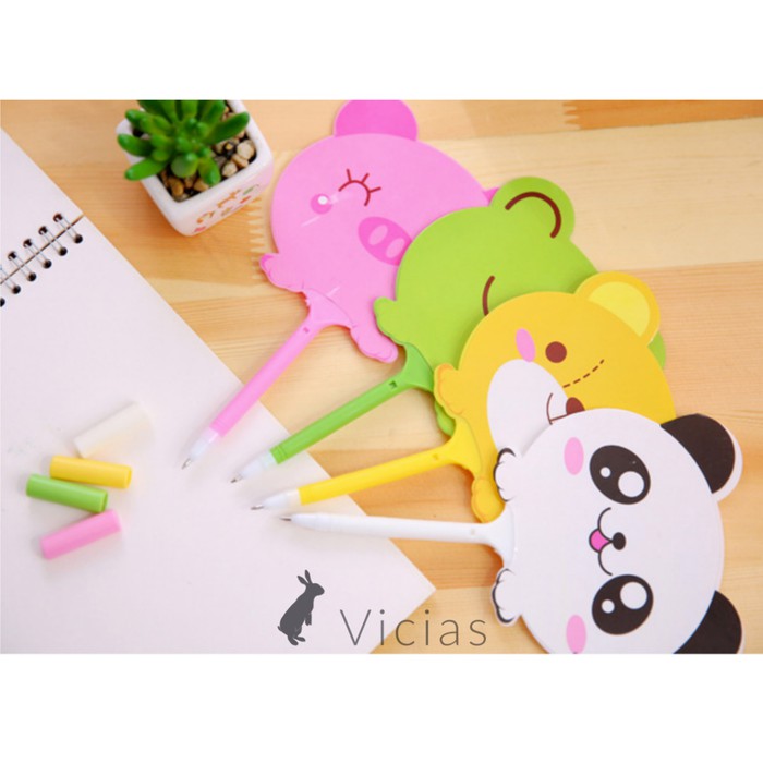 

nn PEN04 A- Pulpen Pena + KIPAS Import / Pulpen Gel Unik Lucu - ANIMAL