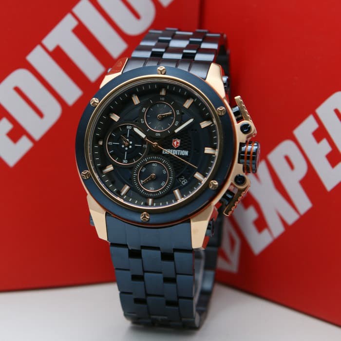 JAM TANGAN PRIA EXPEDITION E 6748 RANTAI ORIGINAL GARANSI RESMI 1 TAHUN