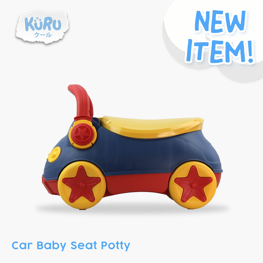 KURU Potty Training Car Series | Pispot Train Anak Motif Mobil 8891