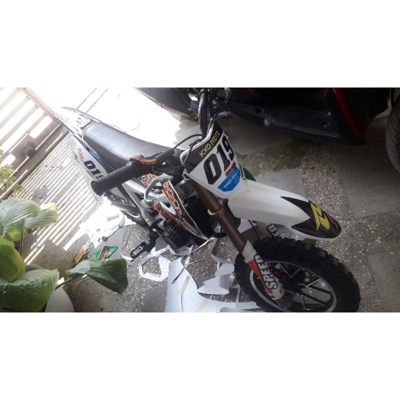 striping trail mini KXD 50cc MT3 (bukan motor ny)