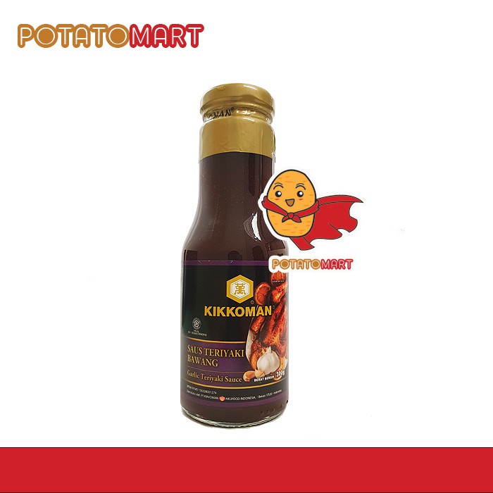 

Kikkoman Garlic Teryaki Sauce - Saus Teriyaki HALAL 300g