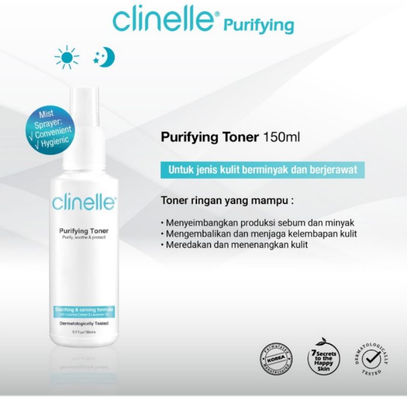 Clinelle purifying toner