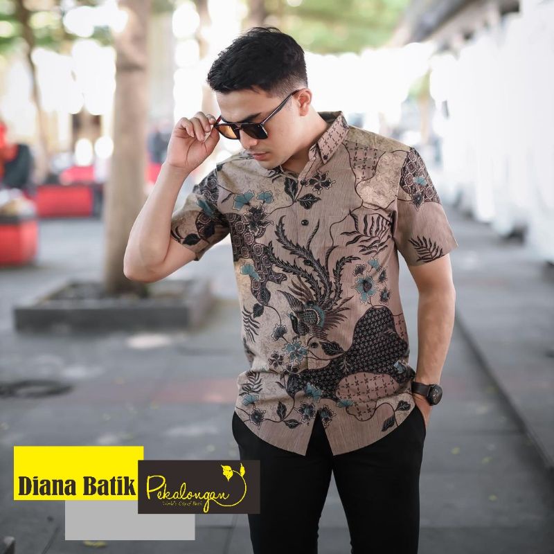 TERBARU Baju Batik Pria Gus Azmi Syubbanul Muslimin Batik Katun Halus Lengan Pendek M L XL