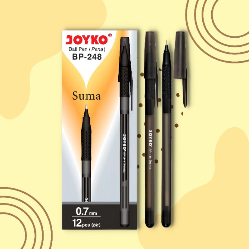 

Ball Pen / Pulpen / Pena Joyko BP-248 / Suma / 0.7 mm / 1 BOX 12 PCS
