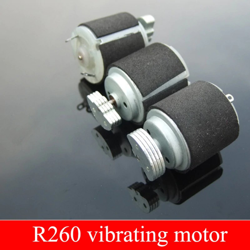 5 pieces H1 Black 260 Vibration Motor  Strong Vibration Dynamic Circle R260 Miniature DC Vibration