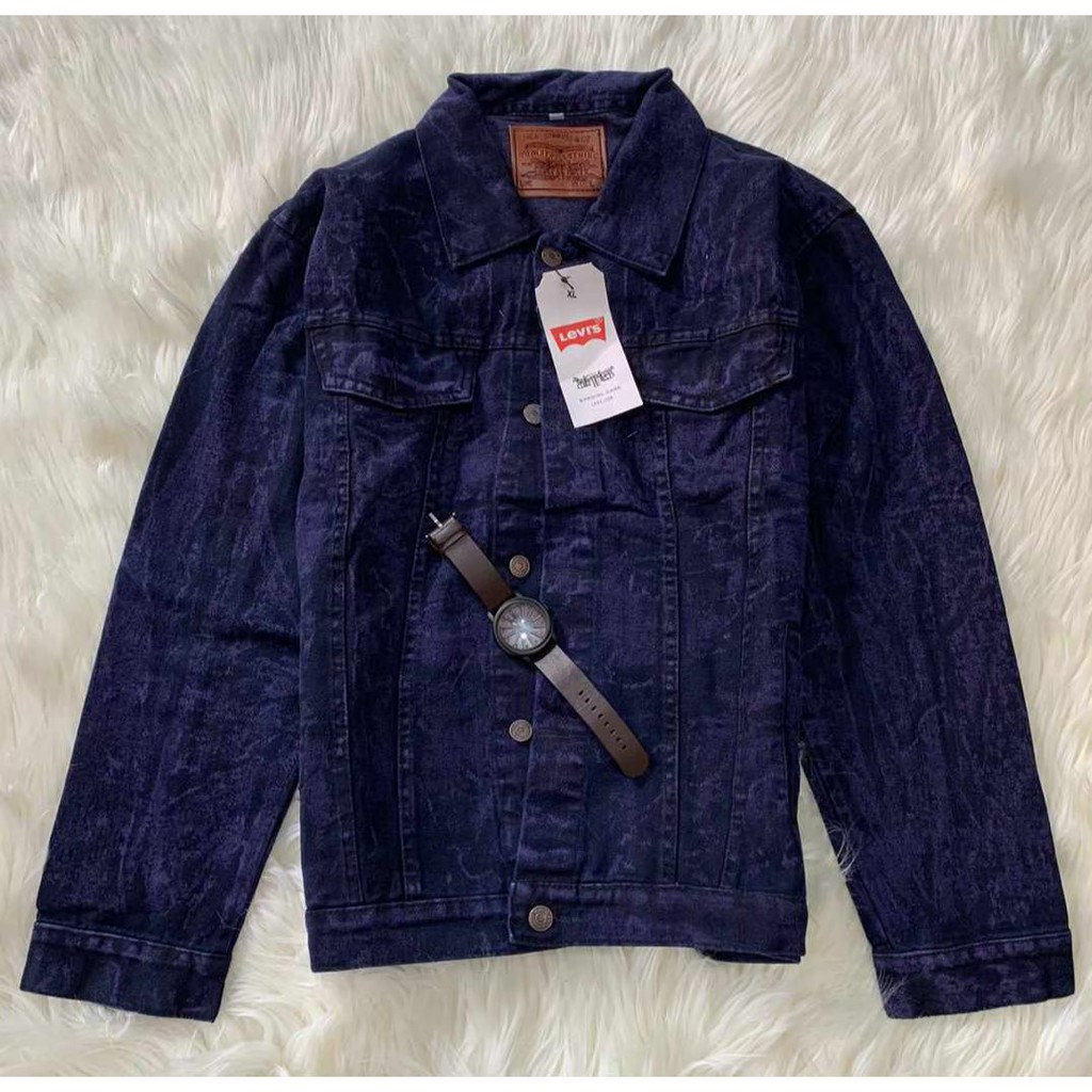 JAKET DENIM SANDWASH NAVY | JAKET PRIA | JAKET SANDWASH |SANDWASH NAVY | JAKET SANDWASH NAVY