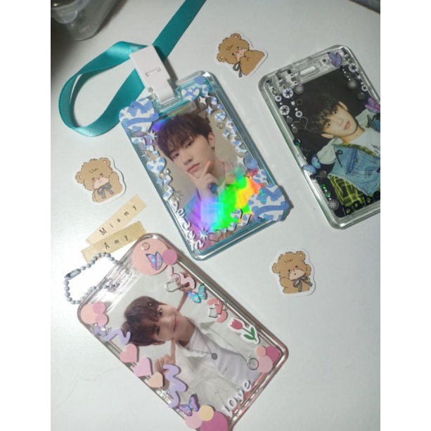ACRYLIC ID CARD HOLDER DECO // TOPLOADER DECO // CUSTOM