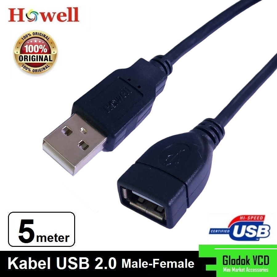 Howell Kabel USB Extension 5M