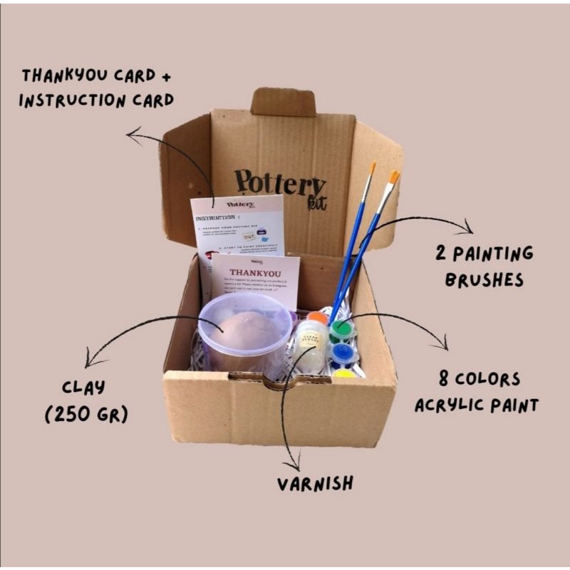 Jual [DIY] Pottery Clay Kit Indonesia