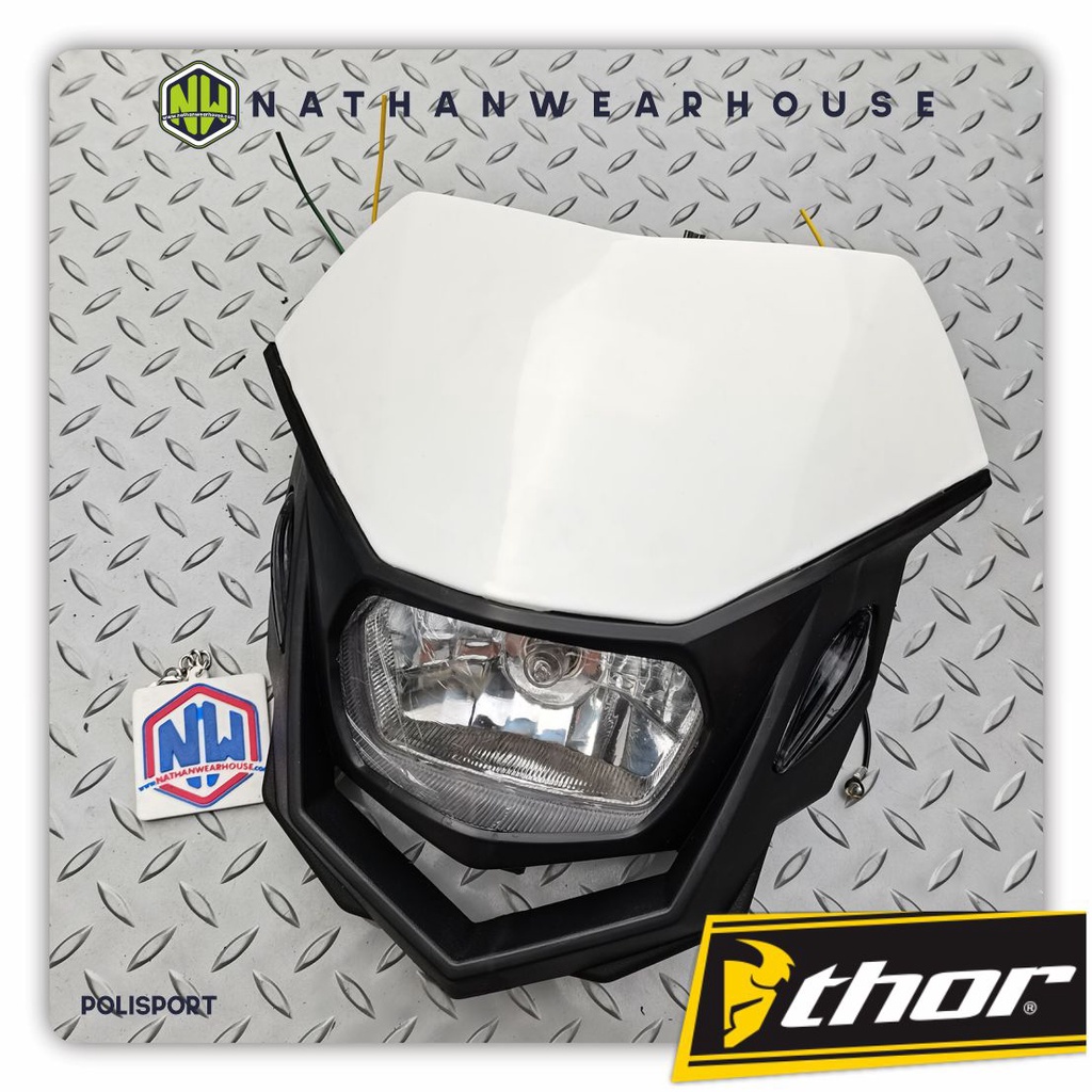 Headlamp Head Lamp Reflektor Polisport Halo Sein Lampu Depan KLX 150 S L BF Dtracker