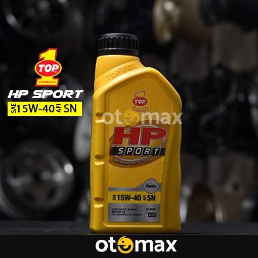 Oli Mobil Top 1 HP Sport 15W-40 API SN 1LT