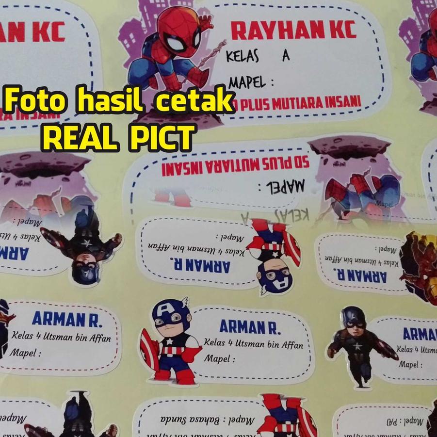 

Big Sale - Stiker nama sampul buku Tulis Tema Santri Muslim Anak Sholeh !