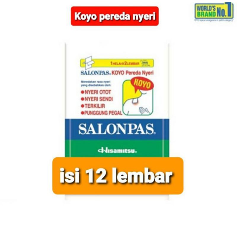 Salonpas Koyo 12 x 1 Lembar