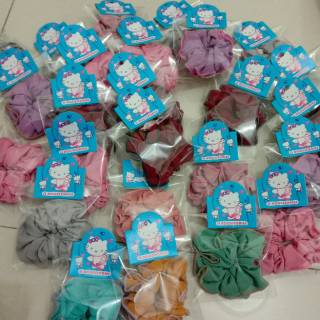 Souvenir Scrunchie mini Ikat  Rambut  Kunciran mini 