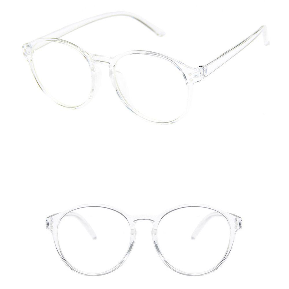 Mxbeauty Kacamata Frame Bulat Korean PC Fashion Vintage Round Eyewear