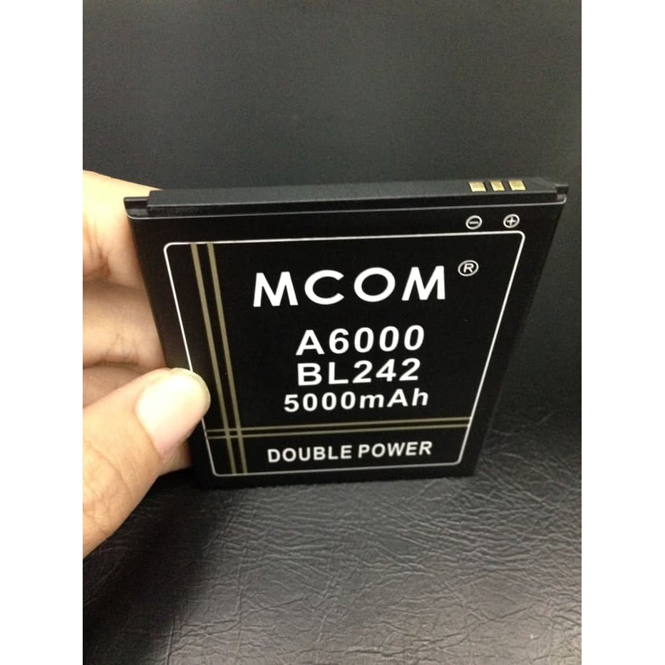 [termurah] Baterai Lenovo A6000 Bl242 5000mah Double Power Mcom