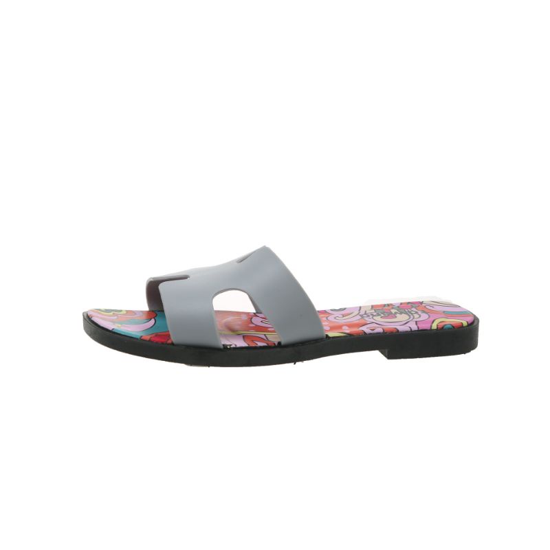 Sandal Original Tawana H Square Polos Import Higt Quality S2-Abu