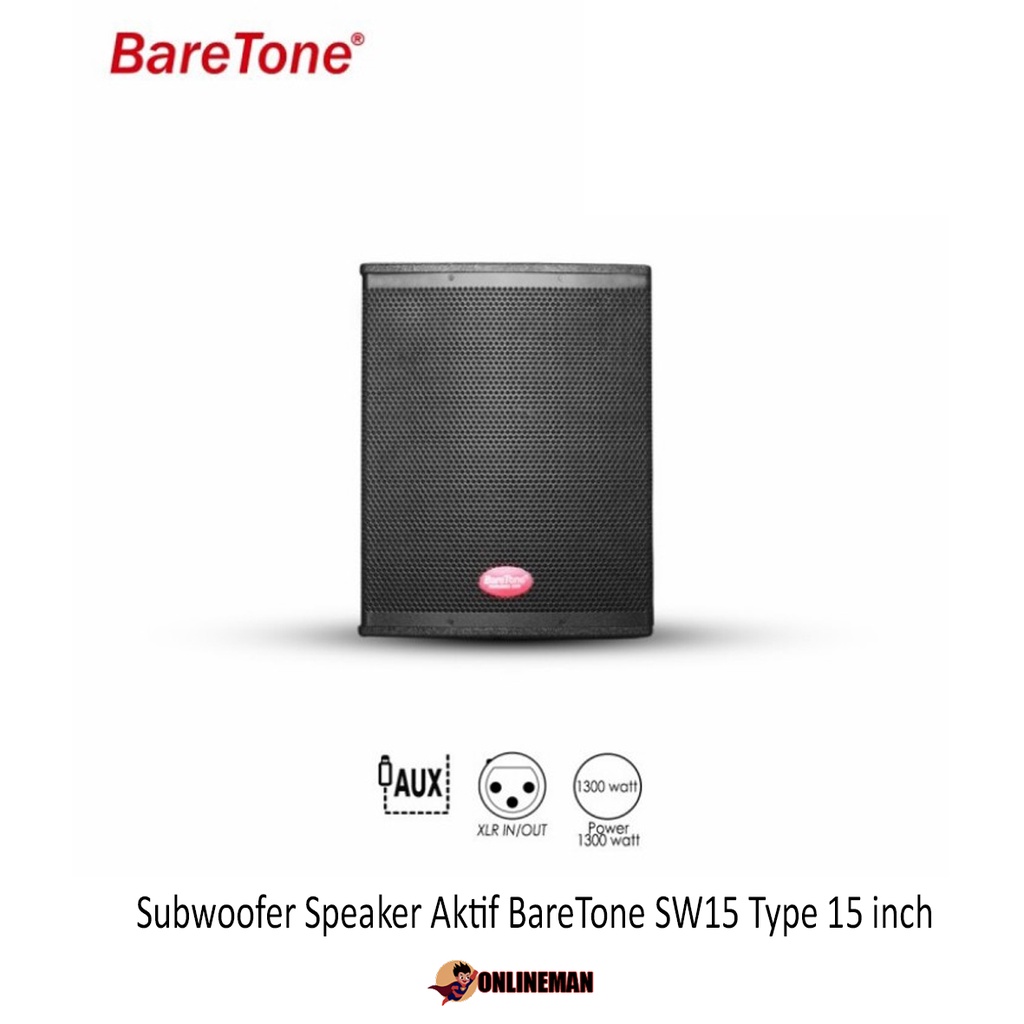 Baretone SW15 Original Subwoofer Active Baretone SW 15 Aktif