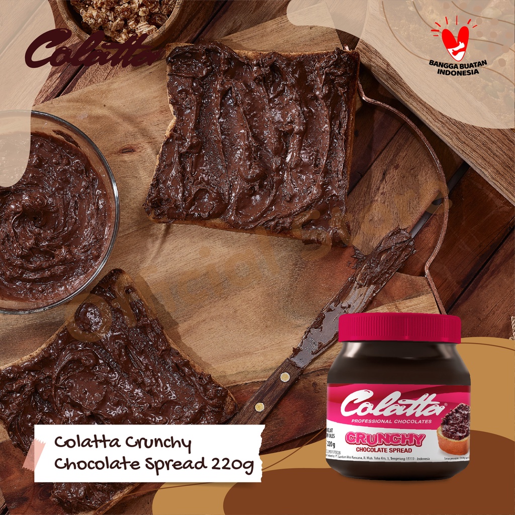 COLATTA CRUNCHY CHOCOLATE  SPREAD 220gr