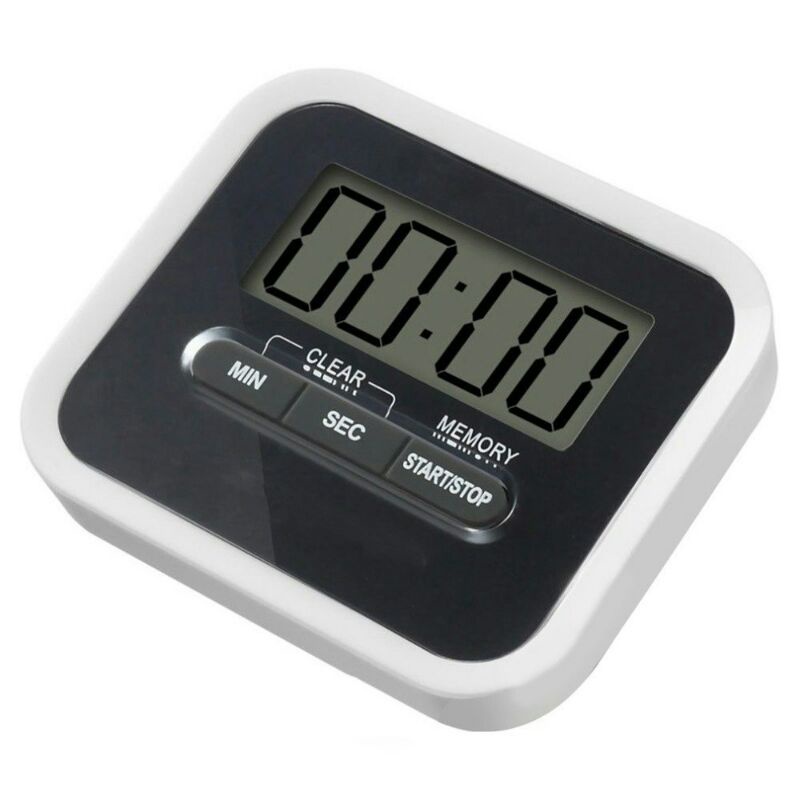 Mix Timer Mini Digital Dapur Countdown Timer Aihogard 115-Black