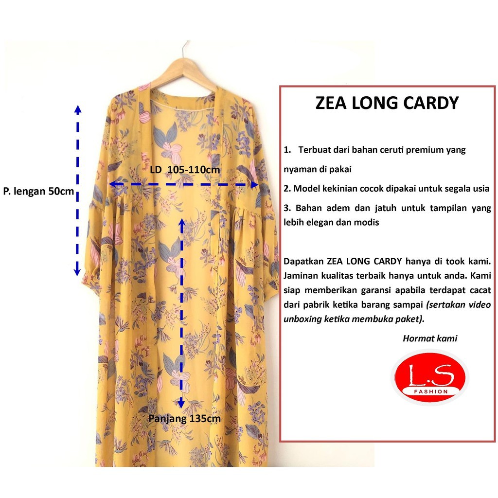 zea long cardy // long outer ceruti premium ld -+120cm pjg -+134cm // outer wanita // long outer cardigan //outer cardigan panjang // outer panjang