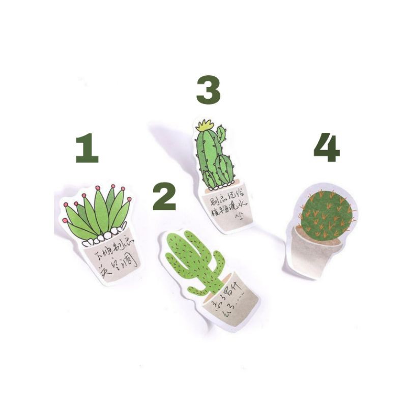 

CACTUS STICKY NOTES