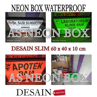 Neon Box 80x60 Shopee Indonesia