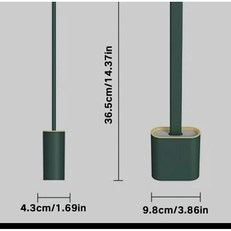 TBOSS Sikat Pembersih Toilet Bahan Silikon / Sikat WC Silikon / Sikat Toilet